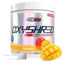 EHP Labs OxyShred Pre Workout Powder - Preworkout Powder con L Glutamine &amp; Acetyl L Carnitine, Energy Boost Drink - Mango, 60 Servings