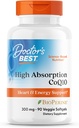 La mejor absorción alta del médico CoQ10, Heart & Energy Support, USP Verified, Naturally Fermented CoQ10, Non-GMO Gluten Free, Soy Free, Vegetarian 90 Veggie Softgels