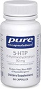 Encapsulaciones puras 5-HTP 50 mg Ø 5-Hydroxytryptophan Suplemento para Cerebro, Dormir, Comportamiento Comedor y Apoyo a la Serotonina*  60 cápsulas
