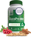 Salud Thru Nutrition GlucoPro Max - con 1.500mg Berberine, Chrominex + Chromium, y 1000mg Cinnamon peru Vegan, Non-GMO, Gluten Free