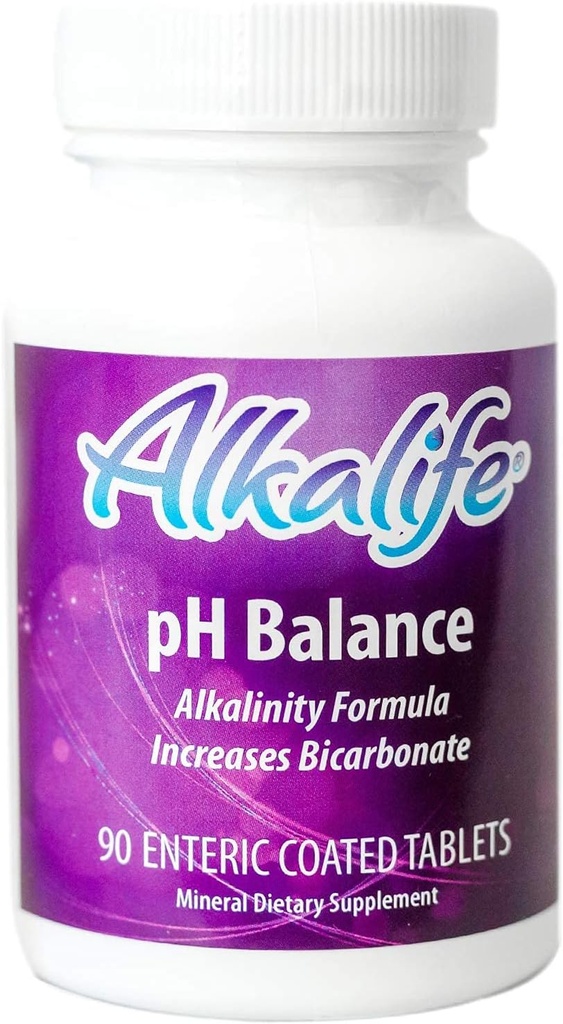Alkalife pH Balance Tablets ← Las primeras tablas patentadas que neutralizan el ácido &amp; equilibrio pH para soporte inmunitario, rendimiento de pico, detox, bienestar general – 90 piezas