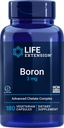 Extensión de la vida Boron 3mg 180 Veg Caps - Complejo de hierro triple con citrato de hierro, glinato, aspartato - 3 mg cápsulas - mejorado con vitamina B2