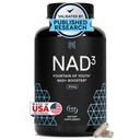 HPN NAD3 Clínico NAD+ Booster, Celular Health & Natural Energy - NAD Suplemento para el envejecimiento saludable, Apoyo metabólico, NRF2 &amp; Longevity, Nicotinamide Riboside & NMN Alternative, 240ct, 120-Day Supply