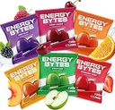 Energy Bytes Caffeine Gummies ← Instant Energy Chews for Running, Cycling and Sports Performance ← Vegan, Low Sugar ← Variety Pack (12-Pack)