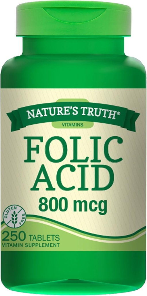 Verdad Folic Acid 800 Mcg 250 Tabs, 250 Conde (Pack of 3)