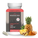 Mountain Peak Nutritionals Cell Rescue - Antioxidant Immune Support Supplement with Turmeric, Ginger Root, and Bromelain - Supports Intestinal Health & Whole Body (90 Capsules)