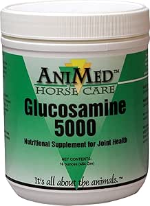 AniMed Horse Glucosamine 5000 Suplemento, 16 oz