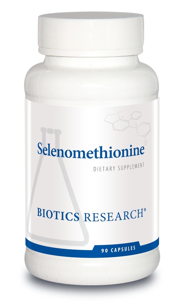 Biotics Research Selenomethionine – High Potency Selenium, Thyroid Gland Function, DNA Production, Cognitive Health, Potent Antioxidant. 90 Capsules