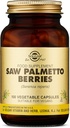 Solgar Saw Palmetto Berries, 100 cápsulas vegetales - Salud de los hombres - Potencia completa - No GMO, Vegan, Gluten Gratis, Dairy Free, Kosher - 100 piezas
