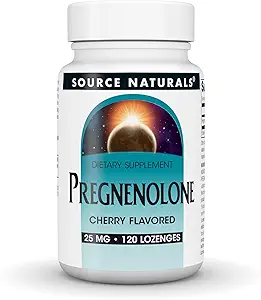 Fuente Naturales Pregnenolone 25mg - 120 Cherry Lozenges