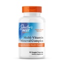 Médicos Mejor Complejo Mineral Multi-Vitamin, Soporte Integral de Salud, No-GMO, Gratuito Gluten, Vegano 90 cápsulas