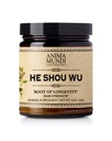 Anima Mundi Apothecary Healthy Hair Vitamins - Adaptogenic He Shou Wu - Fo Ti Root Hair Supplements for Women and Men - También admite Liver, Immune & GI Function (5oz / 142g)