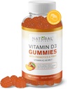 Vitamina D3 K2 Gummies - Vitamina D3 Gummies 5000 UI+K2 MK7 80 mcg, K2 D3 Suplemento Vitamina Adultos, Vitamina D K2 para Huesos, Inmuno, Corazón, Mood, Libre de gluten, No GMO, Sabor de Peach Natural