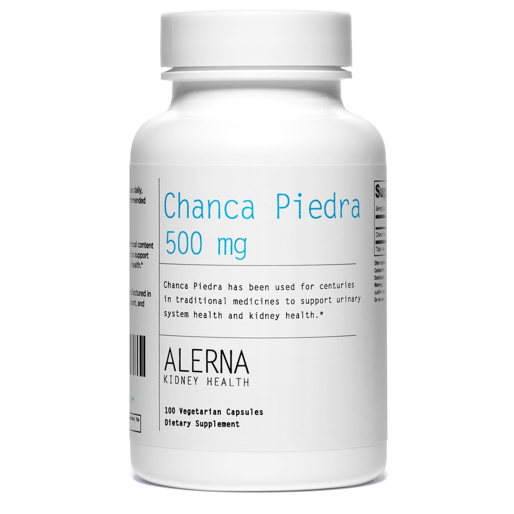 Chanca Piedra 500 mg - Crosher de Piedra de Riñón, Dissolver, Gallbladder Support Suplemento - 100 cápsulas vegetarianas (Pack of 1)