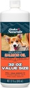 Alaska Naturals Wild Alaskan Salmon Fish Oil Suplemento para perros Skin and Coat with EPA DHA Omega 3 Fatty Acids Liquid Food Topper 32 oz.