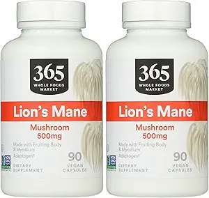 365 por Whole Foods Market, Lion's Mane, 90 Conde (Pack of 2)