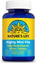 Vida de la Naturaleza Mini Vita Poderosa - Multivitamínica Diaria para Mujeres y Hombres - Complejo de Vitamina D y B - Immunity and Energy Metabolism Support - Lab Verified - 120 Servimientos, 240 Micro Tablas