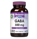 BlueBonnet Nutrition GABA 500mg, for Stress Relief*, Supports Relaxation*, Kosher, Vegan, Gluten-Free, Soy-Free, Non-GMO, 60 Vegetable Capsules, 60 Servidores