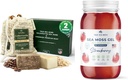 TrueSeaMoss Sea Moss Soap Coffee Vanilla Coconut &amp; Oatmeal Honey &amp; Strawberry Sea Moss Gel
