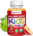 Niños orgánicos Manzana Vinagre Gummies por Sentir Grandes Vitaminas ← Rica en Enzimas Digestivas " Antioxidantes naturales para Gut Health ← Kids Gummy Supports Healthy Nutrient Absorption  60 Day Supply
