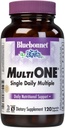 Bluebonnet Nutrition Multi One (Con Hierro) cápsulas vegetales, espectro completo suplemento de vitaminas múltiples, vitaminas B, sin gluten y leche, kosher, fuente de 4 meses, 120 cuenta