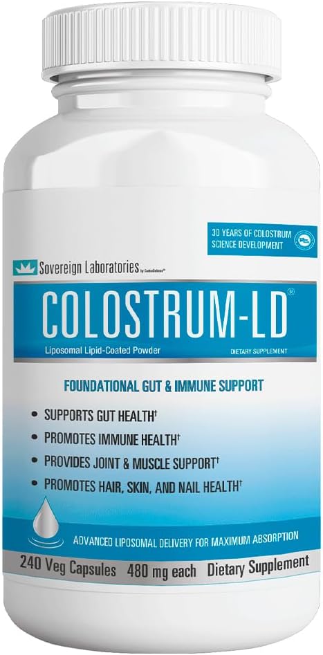 Colostrum-LD Capsules Colostrum with Liposomal Delivery - alta absorción - 240 cápsulas