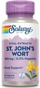 SOLARAY St. Johns Wort Aerial Extract One Daily 900mg, Standardized w / 0,3% Hypericin for Mood Stability & Brain Health Support, Non-GMO ¦