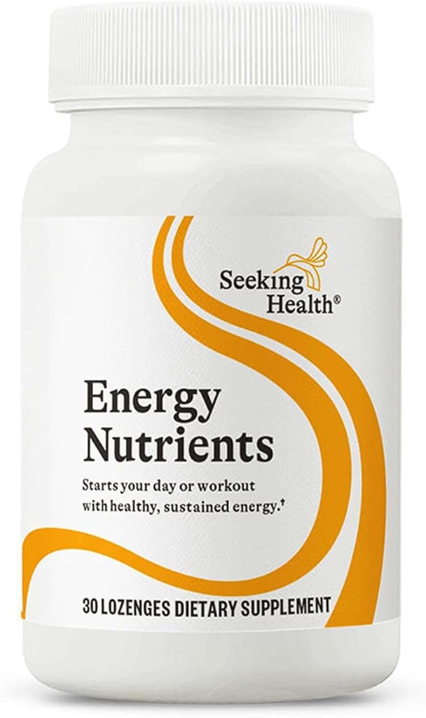 Buscando Nutrientes de Energía de Salud - Antiguamente NADH + CoQ10, 25 mg NADH + 25 mg CoQ10 para apoyar Energía Natural y Envejecimiento Saludable, Apoyo Antioxidante, Apoyo a la Memoria y el Focus (30 lozenges)*