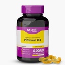 Vitamina D3 5.000 UI – 500 Softgels – Soporta el sistema de defensa, la salud ósea y muscular – Tamaño familiar