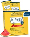 Researched Nutritionals Liposomal Glutathione (450mg) Liquid Gel + Vitamin C - Tri-Fortify - Aid Natural Energy, Immune Support & Detox - Clinically Researched for Absorption, Watermelon (20 Packets)