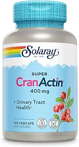 SOLARAY Super CranActin Cranberry Extracto 400mg saludable Urinary Tract Soporte con vitaminas agregadas
