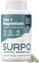 B6 Suplementos de Zinc y Magnesio para Hombres &amp; Mujeres, Post Workout Suplementos de recuperación de músculos para cáñamo de pierna, Immune &amp; Sleep Support, Magnesio Chelated Glycinate with Zinc Plus Vitamin B6, 90 cápsulas