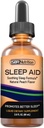 Natural Sleep Aid Liquid Drops with 5 mg Melatonin ← Suntheanine, Chamomile, GABA, Wellness Formula ¦ Soothing Extra Strength Sublingual Supplement Supports Sleeping, Sleeplessness, Jet Lag ← 2 fl oz