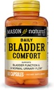 MASON NATURAL Daily Bladder Comfort, 30,Day Supply with Calcium, Pumpkin Seed, " Soy Germ to Support Normal Bladder Function