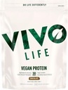 Vivo Vegan Protein Powder - 0,7 oz de Proteína de base vegetal por Scoop, 30 Servimientos (31,7 oz) (Vanilla) (31,7 oz, Vanilla)