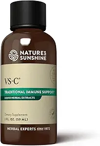 Sunshine VS-C Liquid, 2 fl. oz., Kosher TEN Natural Immune System Support and Healthy Respiratory Tract Defense