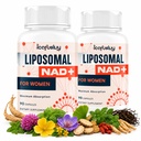 2000MG NAD+ Suplemento para Mujeres, NMN Alternativa con Ashwagandha, Berberine HCL, Ginkgo Biloba & Black Cohosh, Mujer Liposomal NAD+ - para la menopausia, Focus, Energy & Metabolism, 180 cápsulas