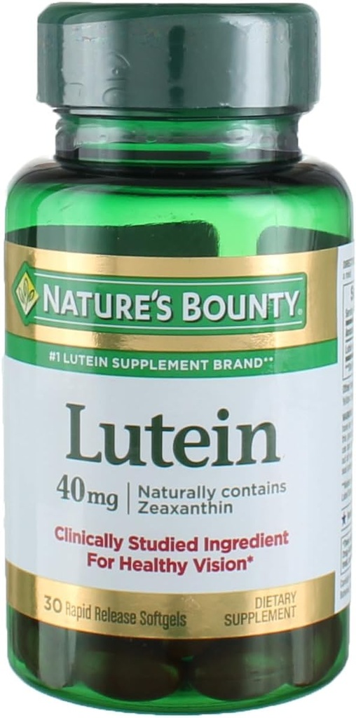 Bounty Lutein 40 Mg, 30-Count, Pack de 4