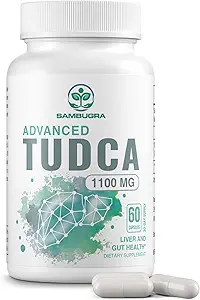 TUDCA 1100mg para la limpieza del hígado Detox y Reparación, 3er Parte testó suplementos TUDCA avanzados, Ultra Strength Bile Salt TUDCA Liver Suplemento, 180 cápsulas (Pack of 3)