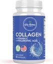 Collagen + Vitamina C + Ácido Hialurónico TENIDO Péptide Hidrolizado TENIDO Especialmente formulado para Mujeres TENIDO Tipo I, II y III ANTE 60 cápsulas