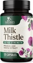 Milk Thistle Extract 1000mg - Liver Cleanse Detox &amp; Repair Formula with Dandelion Extract - Herbal Liver Supplement - Nature's Milk Thistle w/Silymarin Marianum, Supports Liver Health - 120 Capsules