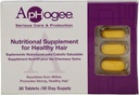 Suplemento de vitamina ApHogee para el cabello saludable 30 tabletas