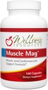 Muscle Mag - Highly Absorbable Magnesium Formula for Muscle Heath - con Magnesium Malate & Glycinate (100 cápsulas)