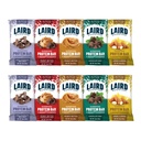 Laird Superfood Functional Protein Bars – Protein Bar but Better with Real Ingredients, Functional Mushrooms 10g Plant-Based Protein, 6g Fiber - Non-GMO - 5 Flavor Variety Pack, 10 Count (Pack of 1)