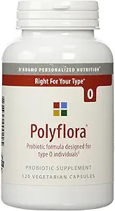 D'Adamo Nutrición Personalizada Polyflora O, 120 Conde