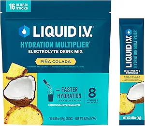 Liquid I.V.® Hydration Multiplier - Pina Colada ← Electrolyte Powder Drink Mix tención 1 Pack (16 Servings)