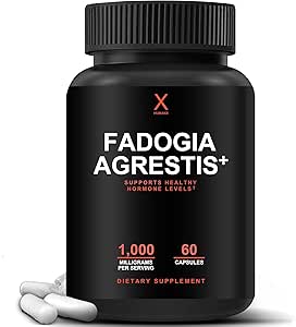 HUMANX Fadogia Agrestis, Tongkat Ali &amp; Beta Ecdysterone 1000mg - USA Suplemento probado de terceros - Extractos potentes para apoyar el rendimiento deportivo &amp; Masa muscular - Veggie cápsulas Suplementos