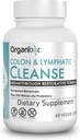 Organixx Limphatic & Colon Cleanse Supplement, 250 Million CFU Probiotics for Gut Health, Digestive & Lymphatic Support, Gluten Free, Non GMO, 60 Vegetarian Capsules