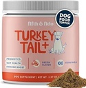 Turquía Tail Mushroom for Dogs – Tratamiento de Lipoma para Perros – Suplemento de Mushroom para Bombas y Bombas - Quitador de Perros