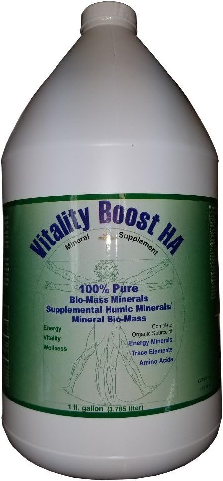 Viatlity Boost HA Humic Minerals Trace Elements Vitaminas y Aminoácidos Morningstar Minerals (1 Gallon)